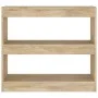 Shelving/space divider Sonoma oak color 80x30x72 cm by vidaXL, Bookcases and shelves - Ref: Foro24-811694, Price: 55,61 €, Di...