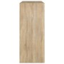 Regal/Raumteiler Sonoma-Eiche Farbe 80x30x72 cm von vidaXL, Bücherregale und Regale - Ref: Foro24-811694, Preis: 56,52 €, Rab...