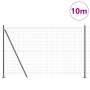Euro Fence con 7 postes de flanco 1.6x10 m de acero galvanizado | Foro24.es | Tu tienda online para hogar, jardín y más Foro24.es