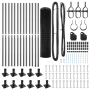 Euro Fence con 13 postes flangados 1x25 m Acero galvanizado | Foro24.es | Tu tienda online para hogar, jardín y más Foro24.es