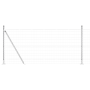 Cerca Euro con 7 Postes Flangados 1x10 m Acero Galvanizado de , Paneles de vallas - Ref: Foro24-3350992, Precio: 115,46 €, De...