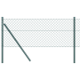Cercas de Malla con 7 Postes 0.4x10 m Acero Galvanizado Verde | Foro24.es | Tu tienda online para hogar, jardín y más Foro24.es