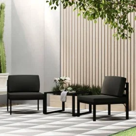 Set of 3-piece sofas with anthracite aluminum cushions by vidaXL, Garden sets - Ref: Foro24-318307, Price: 295,03 €, Discount: %