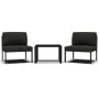 Set of 3-piece sofas with anthracite aluminum cushions by vidaXL, Garden sets - Ref: Foro24-318307, Price: 295,03 €, Discount: %