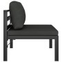 Set of 3-piece sofas with anthracite aluminum cushions by vidaXL, Garden sets - Ref: Foro24-318307, Price: 302,61 €, Discount: %