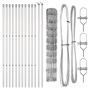 Cerca de Campo 1x25 m Acero Galvanizado de , Paneles de vallas - Ref: Foro24-3351341, Precio: 109,14 €, Descuento: %