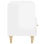 TV-Ständer aus Sperrholz weiß glänzend 80x36x50 cm von vidaXL, TV-Möbel - Ref: Foro24-812588, Preis: 68,24 €, Rabatt: %