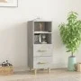 Aparador de madera contrachapada gris hormigón 34,5x34x90 cm de vidaXL, Aparadores - Ref: Foro24-812361, Precio: 56,82 €, Des...
