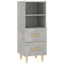 Gray concrete plywood sideboard 34.5x34x90 cm by vidaXL, Sideboards - Ref: Foro24-812361, Price: 57,54 €, Discount: %