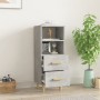Gray concrete plywood sideboard 34.5x34x90 cm by vidaXL, Sideboards - Ref: Foro24-812361, Price: 57,54 €, Discount: %