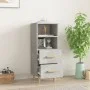 Gray concrete plywood sideboard 34.5x34x90 cm by vidaXL, Sideboards - Ref: Foro24-812361, Price: 56,82 €, Discount: %