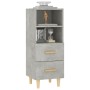 Gray concrete plywood sideboard 34.5x34x90 cm by vidaXL, Sideboards - Ref: Foro24-812361, Price: 57,54 €, Discount: %