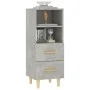 Gray concrete plywood sideboard 34.5x34x90 cm by vidaXL, Sideboards - Ref: Foro24-812361, Price: 56,82 €, Discount: %