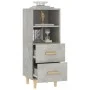 Gray concrete plywood sideboard 34.5x34x90 cm by vidaXL, Sideboards - Ref: Foro24-812361, Price: 56,82 €, Discount: %