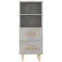 Gray concrete plywood sideboard 34.5x34x90 cm by vidaXL, Sideboards - Ref: Foro24-812361, Price: 57,54 €, Discount: %