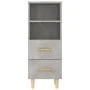 Gray concrete plywood sideboard 34.5x34x90 cm by vidaXL, Sideboards - Ref: Foro24-812361, Price: 56,82 €, Discount: %
