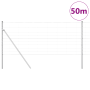Cerca de Campo 1x50 m de Acero Galvanizado de , Paneles de vallas - Ref: Foro24-3351369, Precio: 195,54 €, Descuento: %