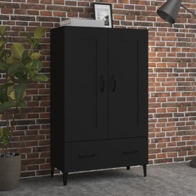 Schwarzes Sideboard aus Holzwerkstoff, 70 x 31 x 115 cm von vidaXL, Sideboards - Ref: Foro24-812574, Preis: 100,19 €, Rabatt: %