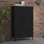 Aparador de madera de ingeniería negro 70x31x115 cm de vidaXL, Aparadores - Ref: Foro24-812574, Precio: 98,58 €, Descuento: %