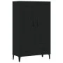 Black engineered wood sideboard 70x31x115 cm by vidaXL, Sideboards - Ref: Foro24-812574, Price: 98,59 €, Discount: %