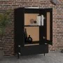 Aparador de madera de ingeniería negro 70x31x115 cm de vidaXL, Aparadores - Ref: Foro24-812574, Precio: 98,58 €, Descuento: %
