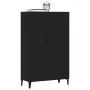 Black engineered wood sideboard 70x31x115 cm by vidaXL, Sideboards - Ref: Foro24-812574, Price: 98,59 €, Discount: %