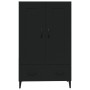 Black engineered wood sideboard 70x31x115 cm by vidaXL, Sideboards - Ref: Foro24-812574, Price: 100,19 €, Discount: %