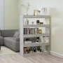 Betongraues Regal/Raumteiler 100x30x135 cm von vidaXL, Bücherregale und Regale - Ref: Foro24-811758, Preis: 68,12 €, Rabatt: %