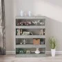 Betongraues Regal/Raumteiler 100x30x135 cm von vidaXL, Bücherregale und Regale - Ref: Foro24-811758, Preis: 68,12 €, Rabatt: %