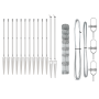 Cerca de Campo 1x25 m Acero Galvanizado de , Paneles de vallas - Ref: Foro24-3351422, Precio: 167,68 €, Descuento: %
