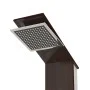 Sistema de panel de ducha vidrio marrón by vidaXL, Jet nozzles for bathtubs and showers - Ref: Foro24-151417, Price: 166,28 €...