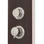 Sistema de panel de ducha vidrio marrón by vidaXL, Jet nozzles for bathtubs and showers - Ref: Foro24-151417, Price: 169,57 €...