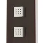 Braunes Glastür-Duschpaneelsystem von vidaXL, Strahldüsen für Badewannen und Duschen - Ref: Foro24-151417, Preis: 166,28 €, R...
