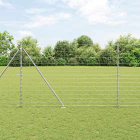 Cerca de campo 1.6x25 m de acero galvanizado