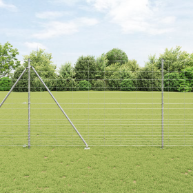Cerca de Campo 1.6x25 m de Acero Galvanizado
