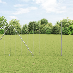 Cerca de Campo 1.6x25 m Acero Galvanizado