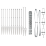 Cerca de Campo 1x50 m Acero Galvanizado de , Paneles de vallas - Ref: Foro24-3351452, Precio: 326,40 €, Descuento: %
