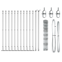 Cerca de Campo 1x25 m Acero Galvanizado de , Paneles de vallas - Ref: Foro24-3351505, Precio: 126,51 €, Descuento: %