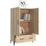 Sideboard aus Sonoma-Eichensperrholz, 70 x 31 x 115 cm von vidaXL, Sideboards - Ref: Foro24-812540, Preis: 95,14 €, Rabatt: %