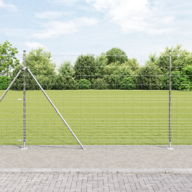 Cerca de Campo 1.6x25 m de Acero Galvanizado