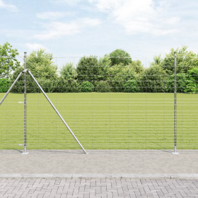 Cerca de Campo 1.6x25 m Acero Galvanizado