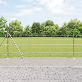 Cerca de Campo 1x50 m de Acero Galvanizado