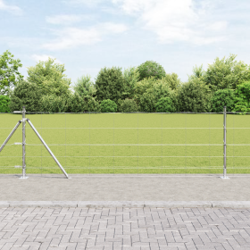 Cerca de Campo 0.8x100 m Acero Galvanizado