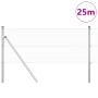 Cerca de Alambre Soldado con 13 Postes 0.8x25 m de Acero Galvanizado | Foro24.es | Tu tienda online para hogar, jardín y más Foro24.es