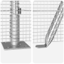 Cerca de Alambre Soldado con 7 Postes con Brida 1.5x10 m de Acero Galvanizado | Foro24.es | Tu tienda online para hogar, jardín y más Foro24.es