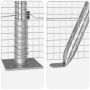 Cerca de Alambre Soldado con 13 Postes Flanchados 0.4x25 m Acero Galvanizado de , Paneles de vallas - Ref: Foro24-3352301, Pr...