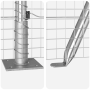 Cerca de Alambre Soldado con 13 Postes Flanged 0.4x25 m Acero Galvanizado | Foro24.es | Tu tienda online para hogar, jardín y más Foro24.es