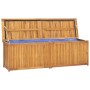 Gartenstamm aus massivem Teakholz, 175 x 50 x 55 cm von vidaXL, Aufbewahrungsboxen für den Außenbereich - Ref: Foro24-318734,...