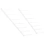 Wall wine rack for 7 bottles 2 units white metal by vidaXL, Wine racks - Ref: Foro24-340898, Price: 58,99 €, Discount: %
