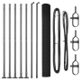 Cerca de Alambre Soldado con 7 Postes Flangados Gris 1.5x10 m Acero by , fence panels - Ref: Foro24-3352532, Price: 98,07 €, ...